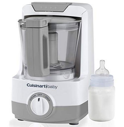 A sturdy baby food maker with only one container for steaming and pureeing image photo picture